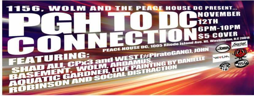 1156, WOLM &amp; The Peace House DC Presents: PGH to DC Connection thepeacehousedc.wordpress.com/2016/10/14/115…