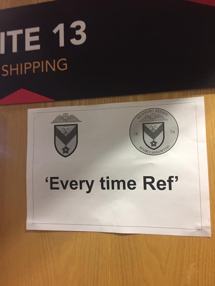 FannyIngabout's tweet image. A fantastic time at Rodney Parade last night. We were match sponsors in memory of our pal, who, suffice to say, wasn’t fond of Llanelli so would have been thrilled with the win for @NewportRFC  and the great performances by our sponsored players #everytimeref #cotp 🖤💛