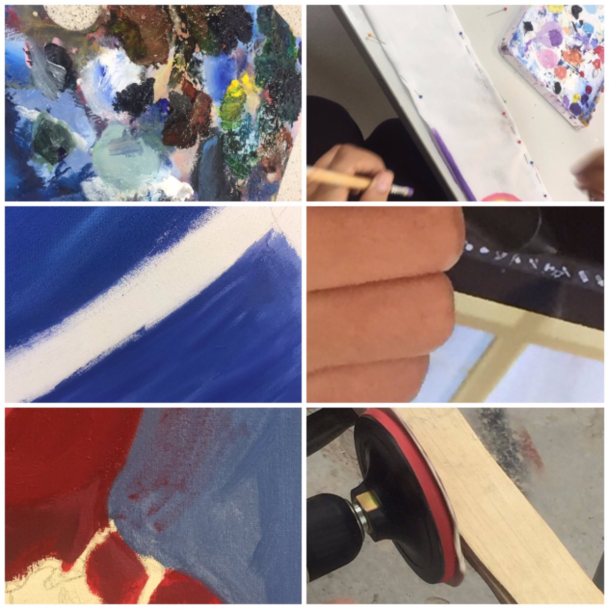 Kelli_Cody's tweet photo. Full Saturday #OpenStudio #ACSDoha the push for getting everything in for #exhibition @ACSintschools #ibdpva #visualarts #ibdp https://t.co/WXD1e6kJq1
