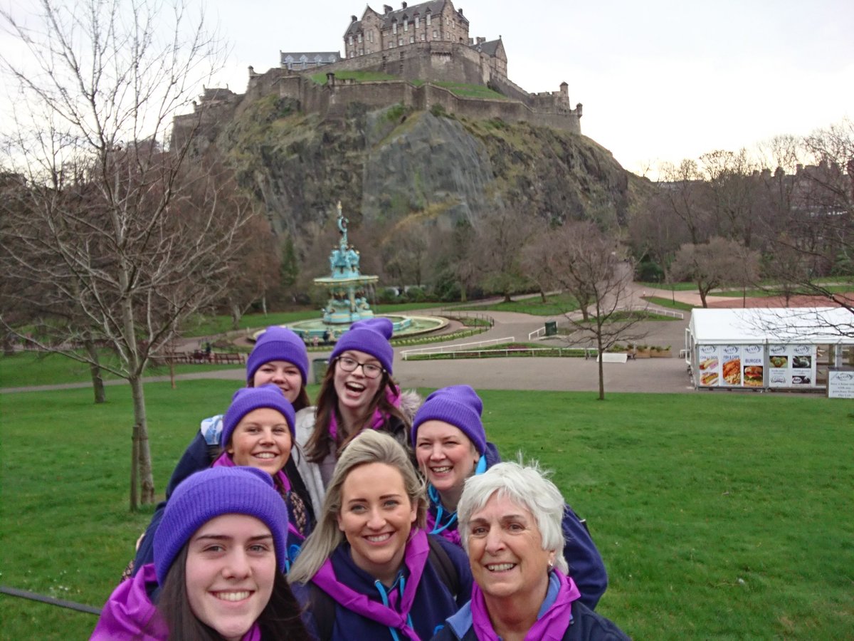 <a href="/GirlguidingScot/">Girlguiding Scotland</a> @BLRseniorsectio with Edinburgh Castle #wandertheworld