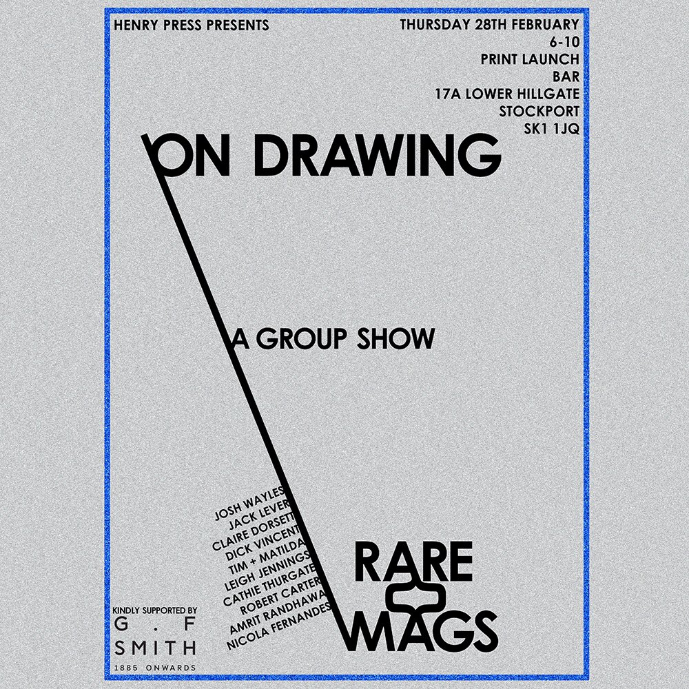 Amrit Randhawa is one of those artists who performs covert handovers in suburban pub carparks. He’s also agreed to be part of On Drawing, a show at Rare Mags, here’s a taste of what he does.