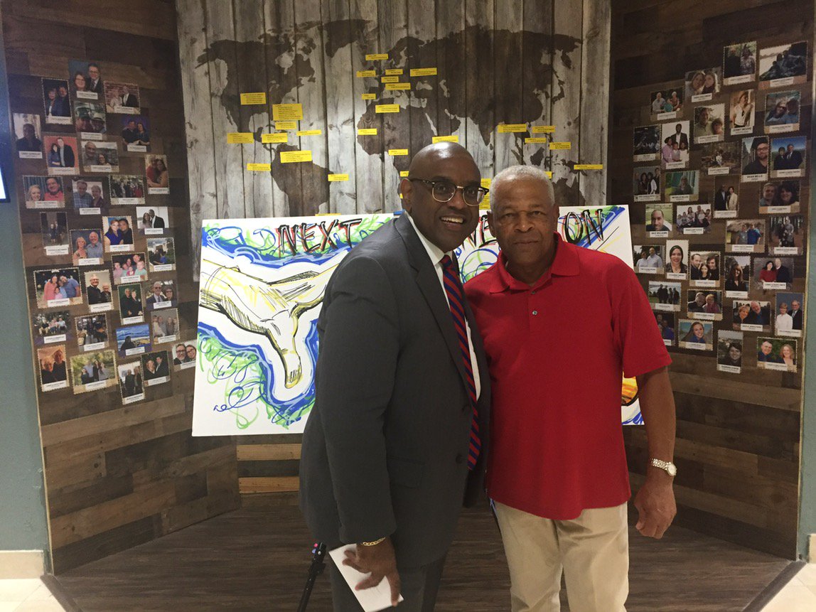 norm4commish's tweet photo. Sharing a moment with an amazing man of God, Victor Silvera, on the 3rd evening of the Missions Conference. #CCCOG https://t.co/gcnFGqdDz3