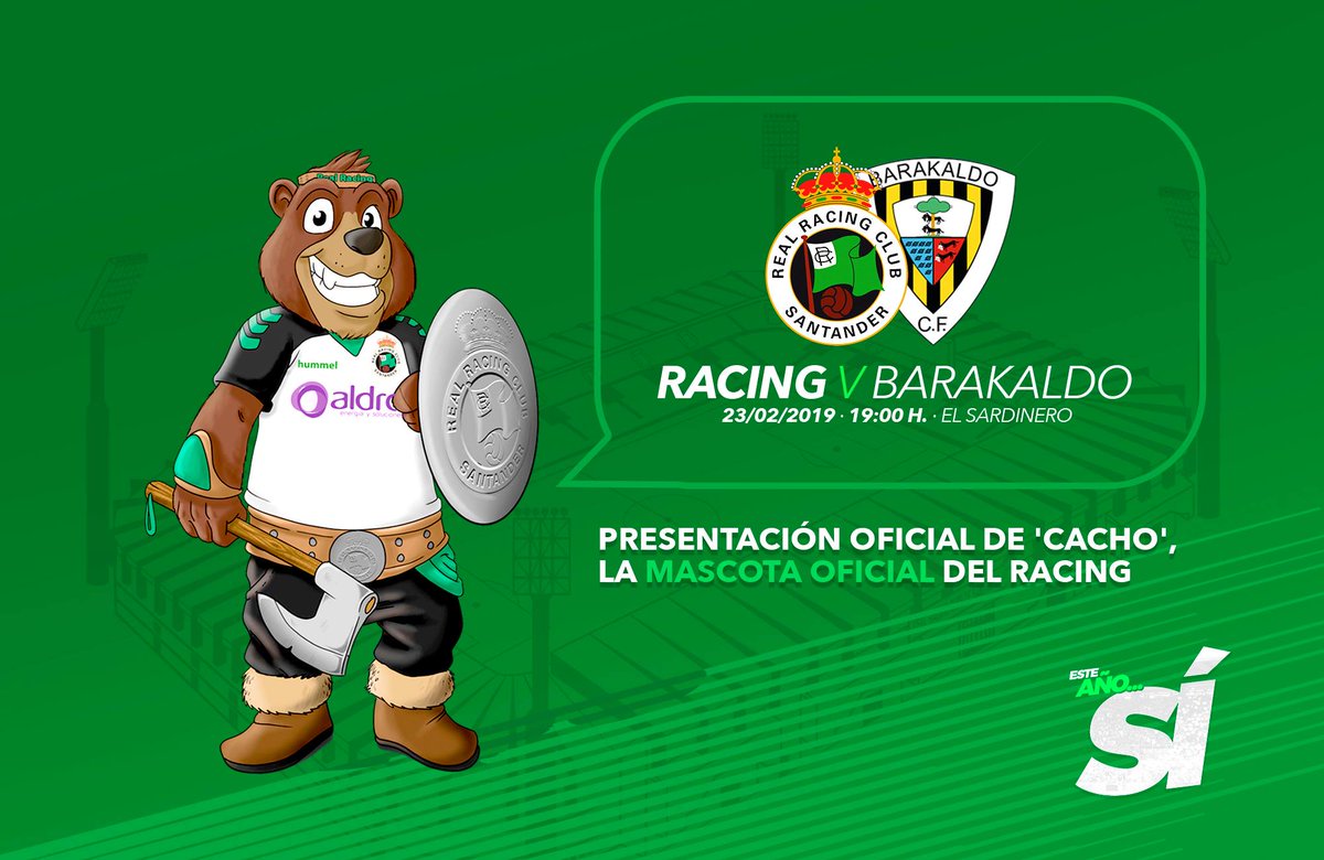 Esta tarde cubrimos el partido #Racing vs #Baracaldo