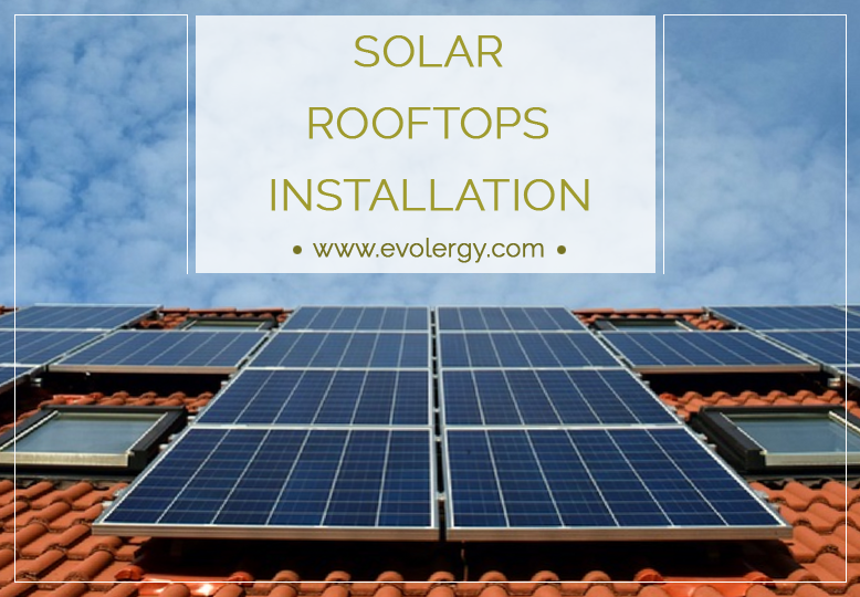 evolergy's tweet photo. Rooftop Solar panels are placed on top of roofs of commercial, institutional or residential buildings. They capture the light energy emitted by the sun and convert it into electrical energy. This setup is also known as solar rooftop photo-voltaic system. https://t.co/tQmc113b5Q