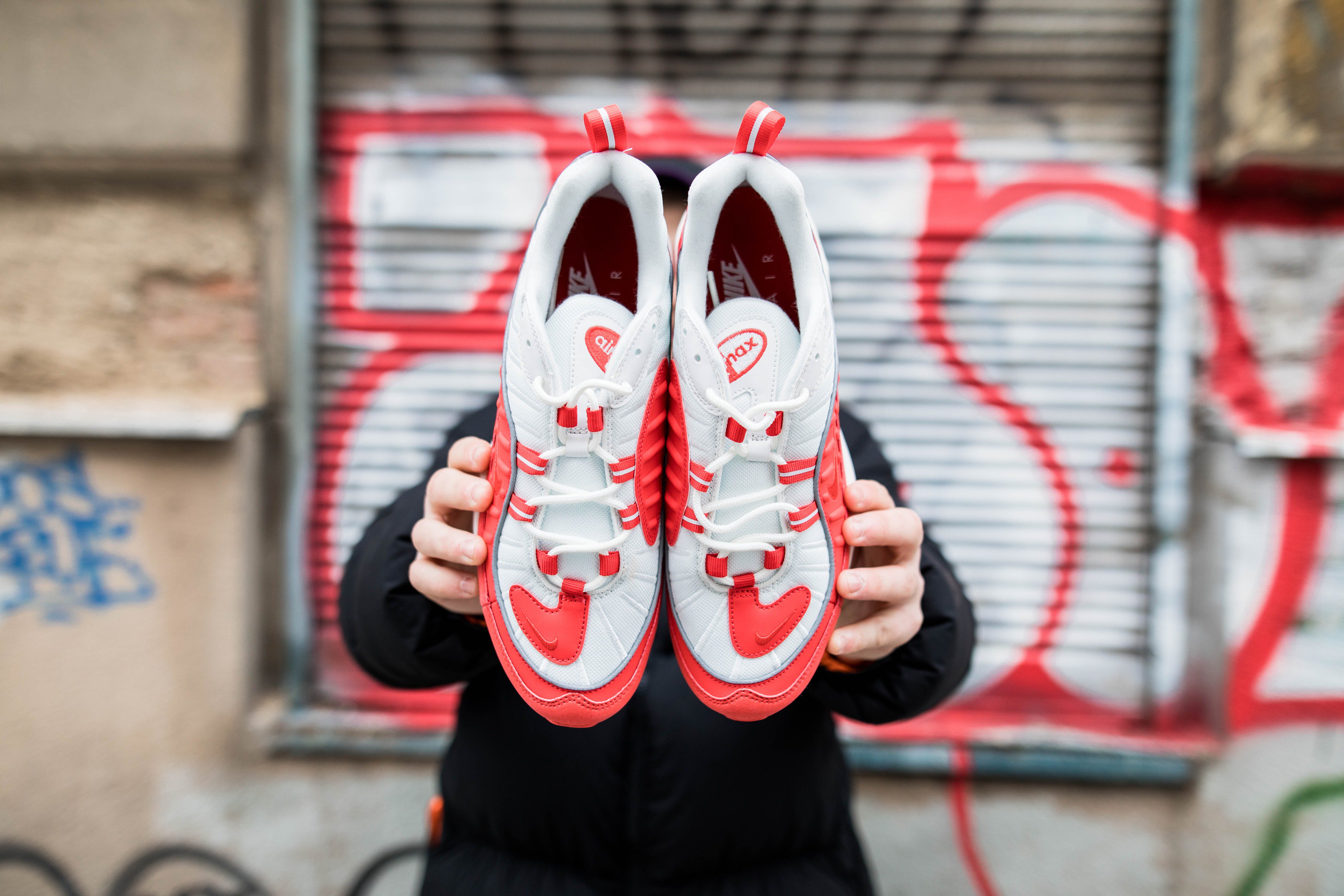 Air max 98 university red on feet best sale