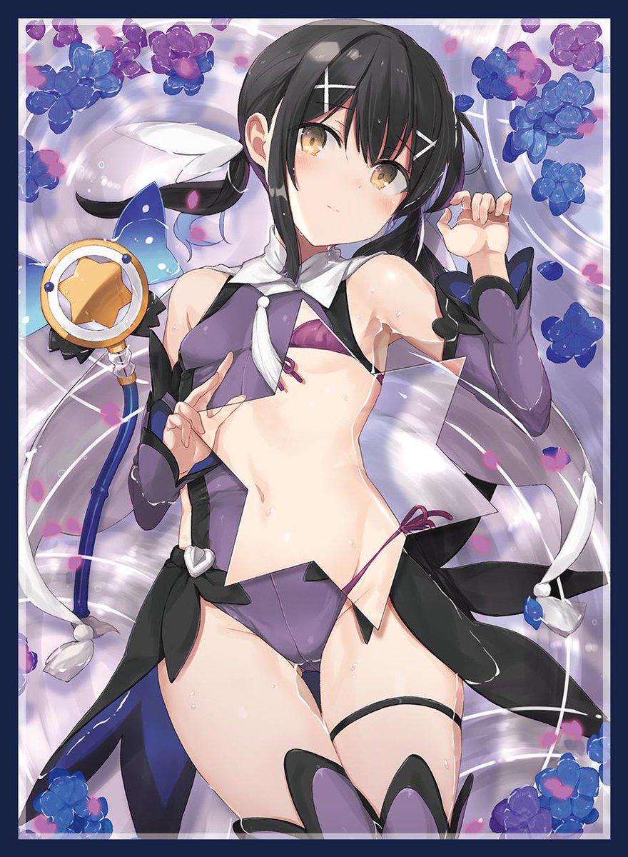 美遊・エーデルフェルト 「サンクリ新作発表その3
「美遊」スリーブ&プレイマットです!
イラストレーターは」|Cake Rabbits@サンクリのイラスト