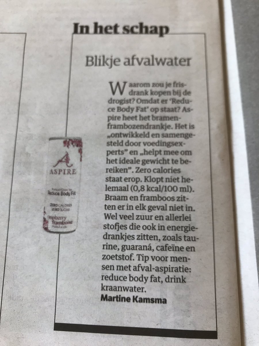 AgnesMaenhout's tweet photo. Afvalwater inblikken? Nieuwe technologie in NRC of...... https://t.co/7idrCiRHD6