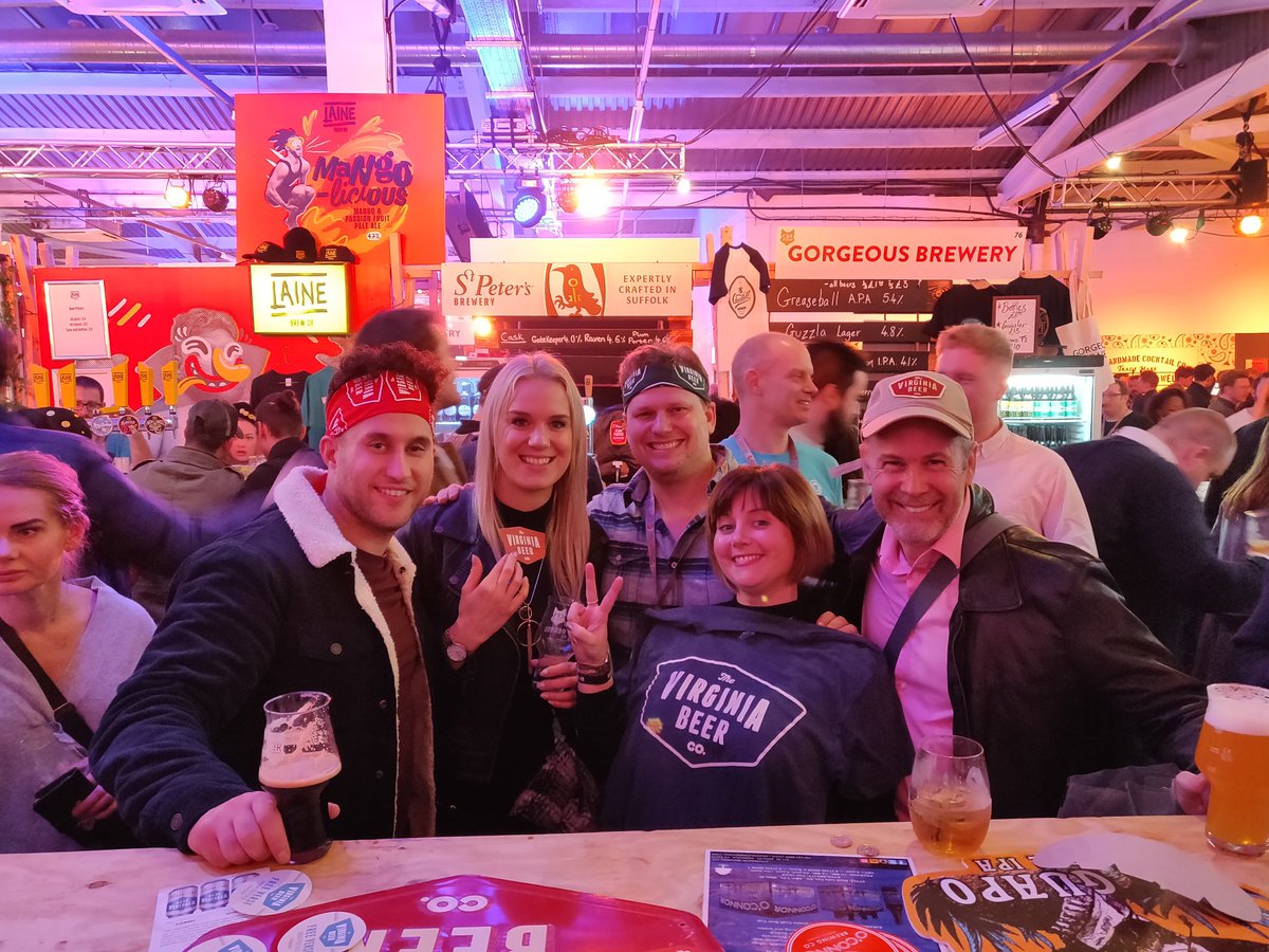 EmmaMoyle3's tweet photo. @VirginiaBeerCo @trumanbrewery @VisitVirginia @VaAgriculture @craftbeerriseuk #CBR19 @VirginiaBeerCo @tmoyle Simply the best! https://t.co/Geh0lw316E