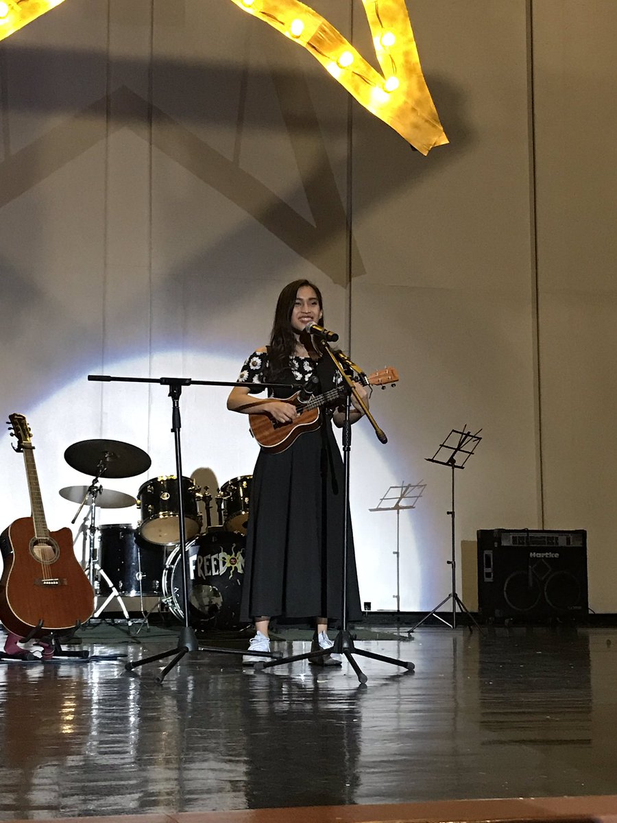 UST_ASC's tweet photo. Second to the last to grace the stage is Kate Crisostomo with songs from The Greatest Showman.

#AGTS2 
#ONEfourAMV https://t.co/ygjbkKePQA