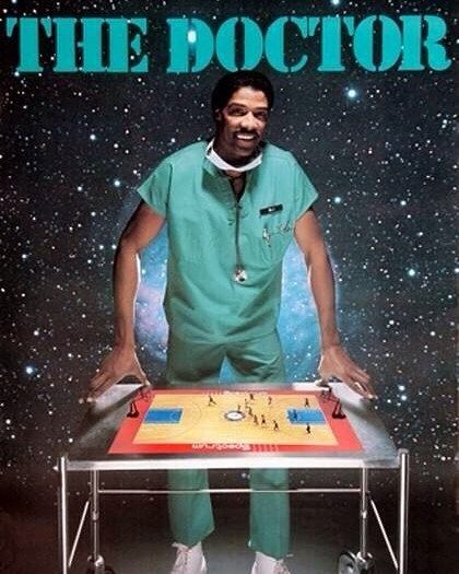 NBA_TimeMachine's tweet image. Classic poster of &apos;The Doctor&apos;

#JuliusErving #DrJ #TheDoctor #nbaposters