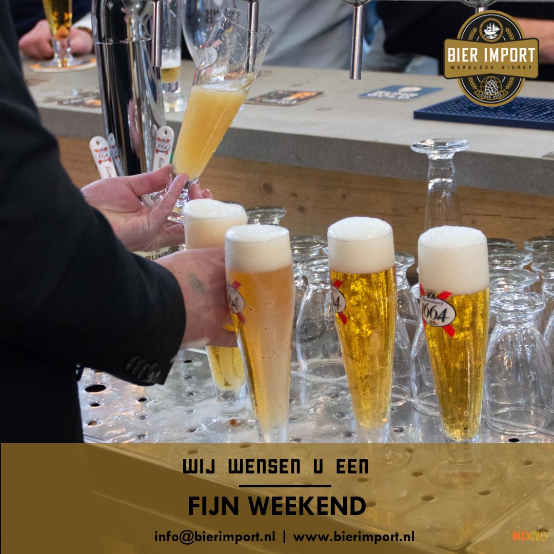 Wij wensen u een fijn weekend! #weekend #proost