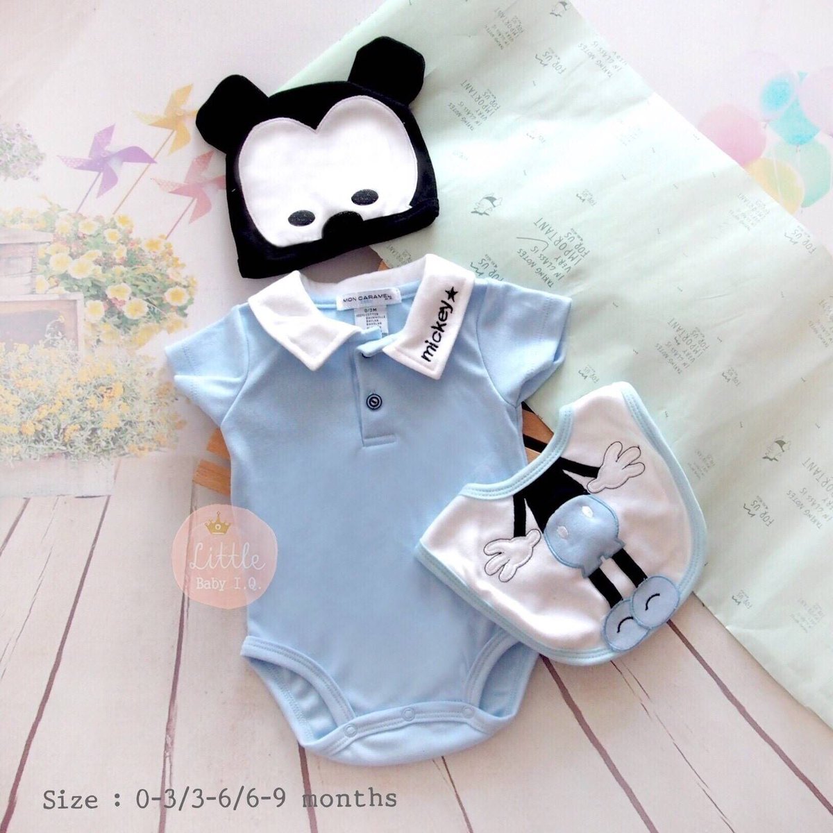 JeerananKids's tweet photo. จั้มสูทขาสั้นมิกกี้ เม้าส์ พร้อมหมวกและผ้ากันเปื้อน
Size 0-3 / 3-6 / 6-9 เดือน 
น้ำหนัก 4 / 4-6 / 6-8 กก.
ราคา250บาท
สั่งซื้อสินค้าไลน์ไอดี : @ jeeranan (มี @ ด้านหน้า)
#เสื้อผ้าเด็ก #เสื้อผ้าเด็กผู้หญิง #บอดี้สูท #จั้มสูท #ชุดหมี #ชุดเด็กน่ารักๆ #ชุดเด็กแรกเกิด #ชุดมิกกี้เม้าส์ https://t.co/Ibh9LsKp6l