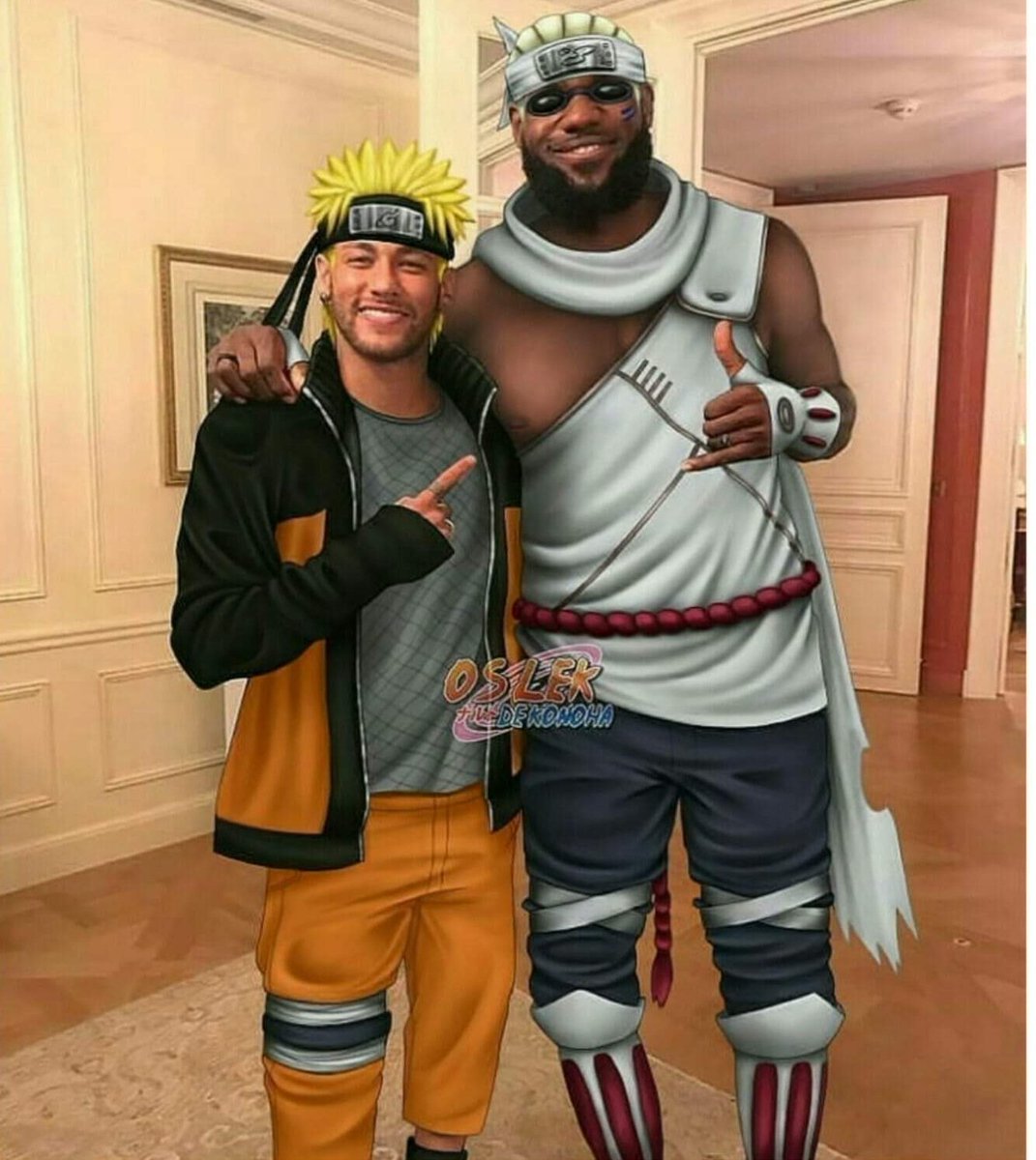 Winni On Twitter Apres Naruto Et Killer Bee Voici Neyruto Et Lebron Bee.