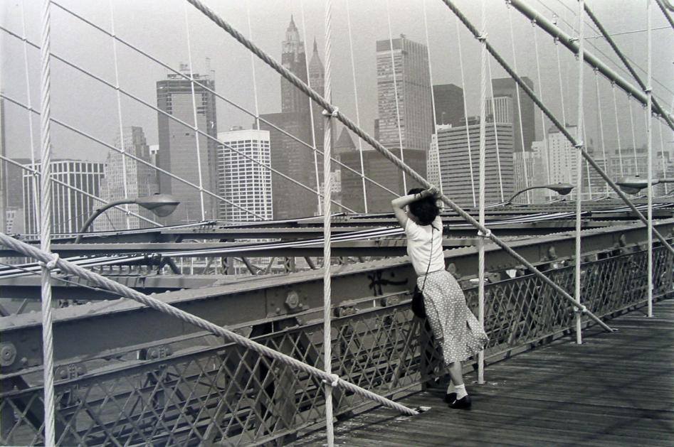 Edouard Boubat, "Brooklyn Bridge", New York, 1982