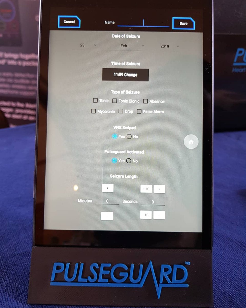 PulseGuard's tweet photo. We have had a lot of interest in the built in seizure diary. This keeps an accurate record of your seizures safely stored in your PulseGuard and will tally up your seizure activity at the end of the week/month and provide you with a print off for your consultant. #epilepsy https://t.co/6wuNsJvMzd