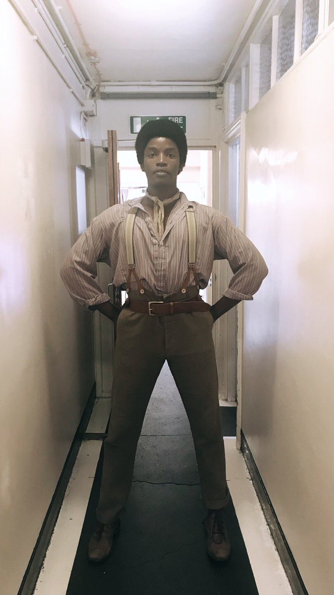 RodneyVubya's tweet photo. Power pose ready for my final two scheduled swing shows at @TinaTheMusical! 👊🏾 #feelinglikeBeyonce https://t.co/nKZQWCsTqk