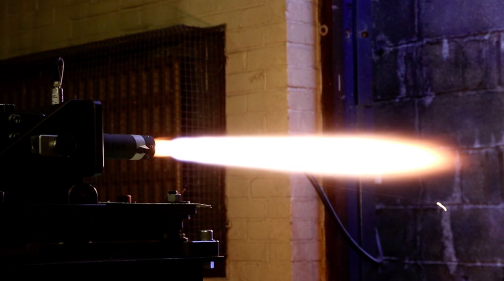 Dan_Jubb's tweet photo. We were delighted to host the Cranfield Rocket Motors and Propellant course visit again this week. We static fired a 2-inch rocket motor. @PropellantProf @CranfieldDefSec https://t.co/gqUxnNlHoJ