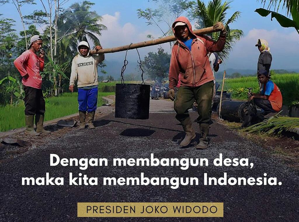 #AkuTuhOrangnya Membangun Desa.
<a href="/jokowi/">Joko Widodo</a> Dengan Membangun Desa maka kita Membangun Indonesia