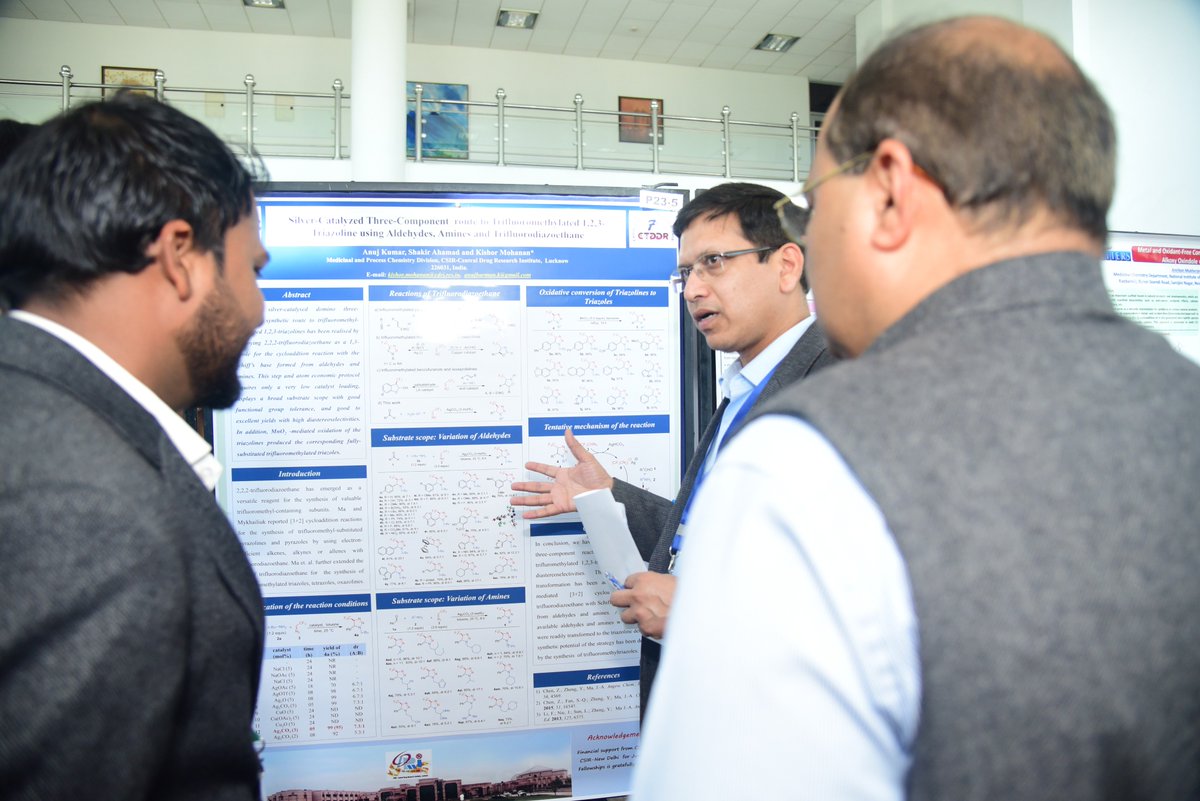 CSIR_CDRI's tweet photo. #PosterSession #CTDDR2019 @CSIR_CDRI @CSIR_IND @dgcsirIndia @drharshvardhan @IndiaDST @DBTIndia @ScienceNews @BBCScienceNews @PrinSciAdvGoI @ICMRDELHI @VigyanPrasar @PTI_News @PIB_India @DDNewsLive @indianscinews  @indianscinews @BiovoiceNews @indianscinews @htTweets @TOILucknow https://t.co/HyaVI4FLU5