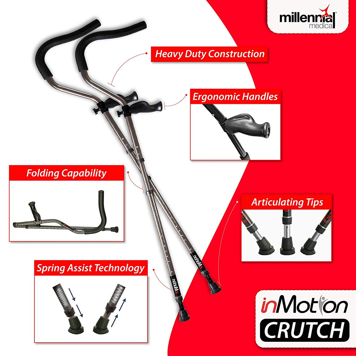 MillennialMedic's tweet photo. To help you find the perfect crutch! A crutch that is unique in it's own way - that bring in a new feel, comfort and experience. Inmotion-crutch https://t.co/5EZJZmrXv0
#Inmotion #Procrutch #Crutches #Millennialmedical
#Comfortable #Utahclinic #Mobility #Bestcrutches https://t.co/zj0SvVP5W3