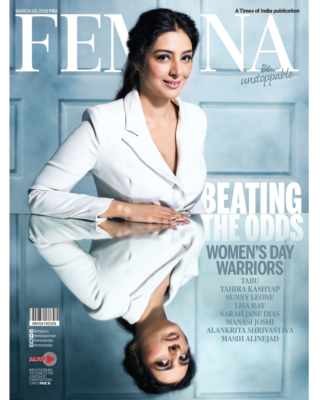 Femina on Twitter: "Turning time and tide from a grimace to a smile, we  reflect on the many battles women conquer in the special Women's Day issue.  The thought is reflected in