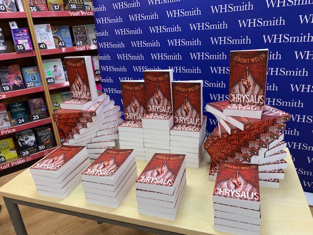 JWelchAuthor's tweet image. Chrysalis Book Tour dates with W H Smith . 2 March Argyle St Glasgow : 9 March Paisley : 16 March St Andrews : 13 April Stirling : 20 April Berwick : 27 April Inverness : 11 May Sauchiehall St Glasgow : 1 June Aberdeen ; 8 June Perth : 15 June Cameron Toll.
