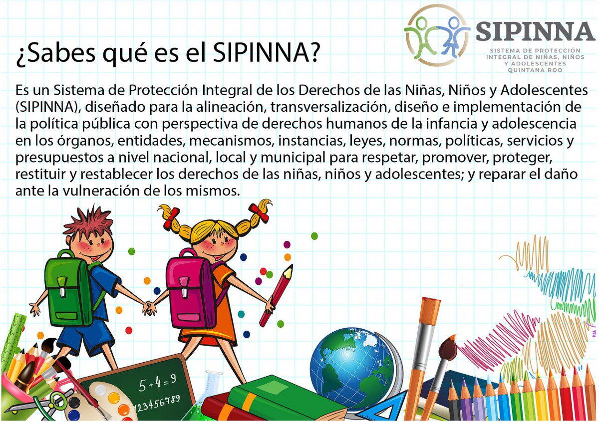 #FelizSábado ¿Conoces qué es el SIPINNA?