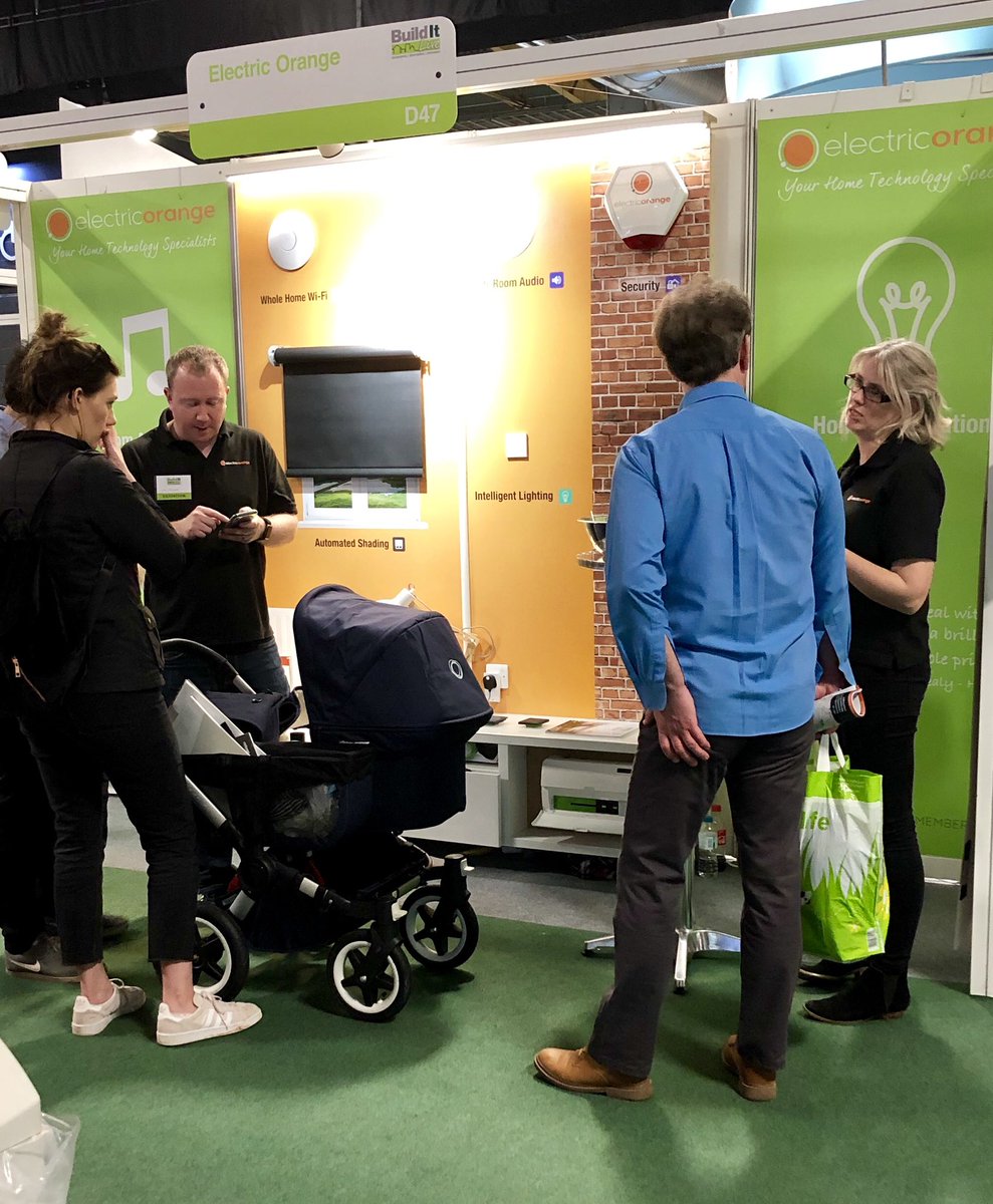 PhilippSchuster's tweet photo. What a cracking day at Build It Live in Manchester with @elecorange and @JohnKnightGlass. #RealSmartHomes from the fabric to the last light fitting! @LoxoneUK @InternormUK https://t.co/tLSEPJuFAQ