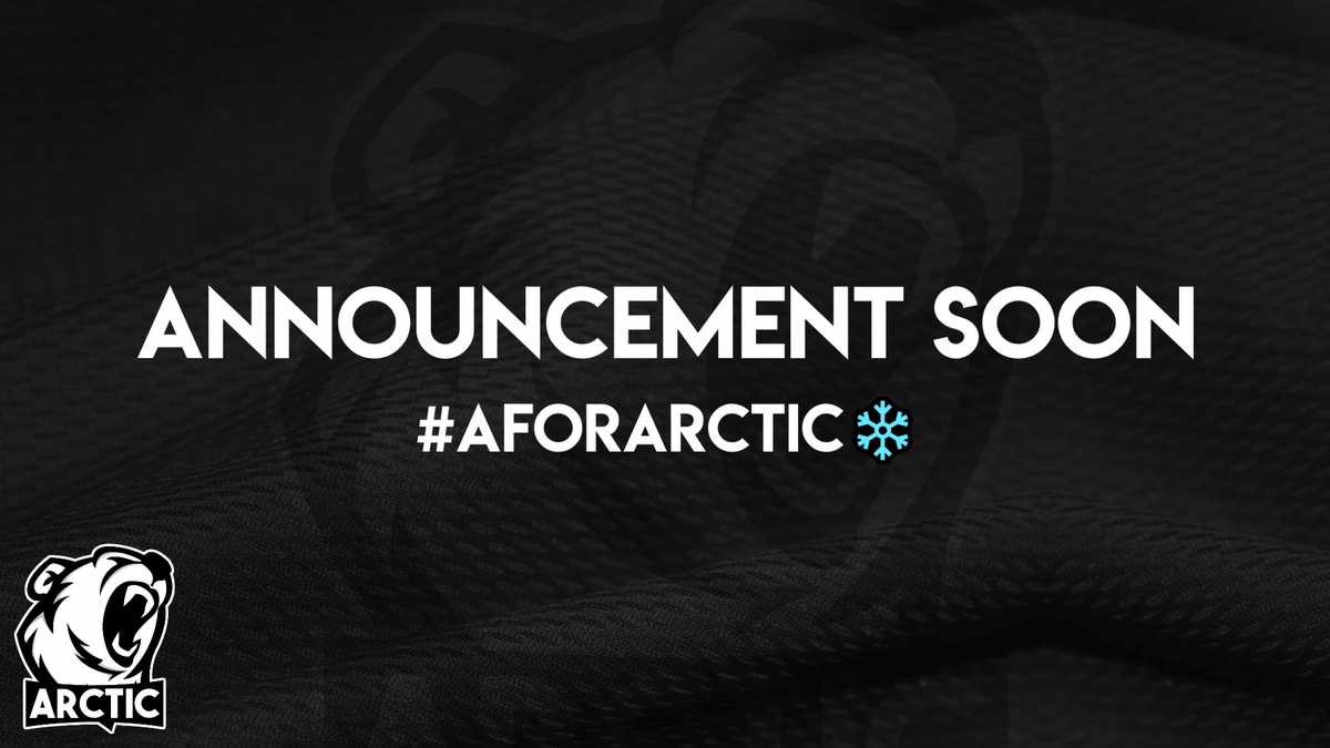 TeamArcticGG's tweet photo. We have an announcement to make soon. Can you guess what it is? 👀
#AforArctic❄️ https://t.co/6X5GpgSJ0h