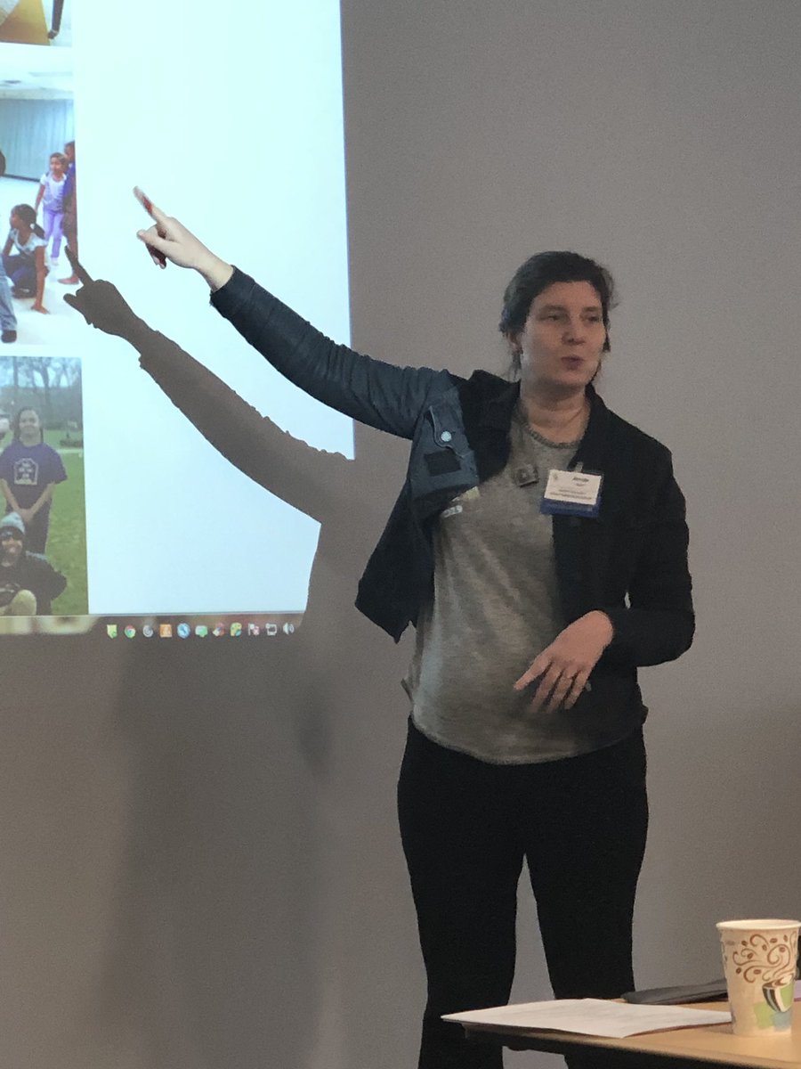 technerdgeek's tweet image. So excited to see the awesome GCS SLMCs Nancy Cravey, Jennie Hunt, and SueAnn Klawitter presenting at the ECU Librarian to Librarian Summit on “Don’t Let Storms Blow You Away” discussing the recovery process after the tornadoes that destroyed their schools.#GCSLibrarymedia