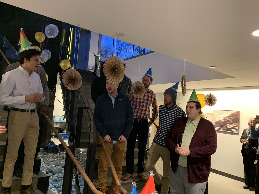 annecgoodyear's tweet photo. Thanks to the @BowdoinCollege Longfellows for helping celebrate the  @BowdoinMuseum Walker Art Building’s 125th! https://t.co/dFgQZln83I