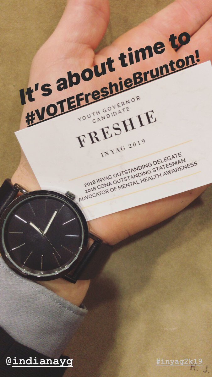 eli_brunton13's tweet photo. It’s time to #VOTEFreshieBrunton! We look forward to seeing you out there! #INYaG2k19 #inyagmedia #postthemost https://t.co/Pn8u7ywfjb