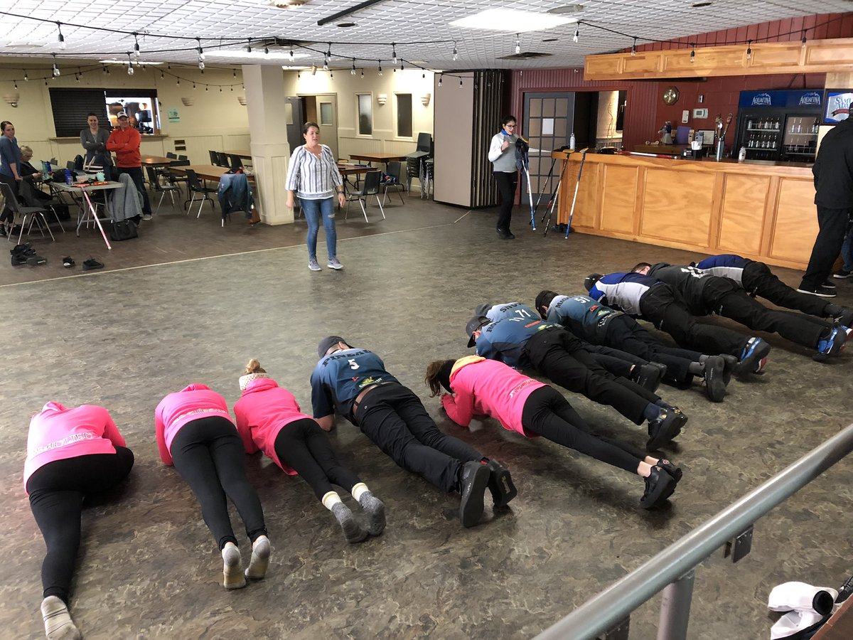 SaltnPebble's tweet photo. Canada and Curling is the name of the game today!!! #CurlingDayinCanada #cbccurl WTG Team Tardis! Happy travels @Team_PEI Weβre holding down the fort here in PEI at U16 provincials! #curlingfriends #curlinglaughs #greatgame https://t.co/aihnXrw4dG