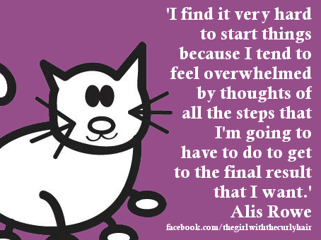 curlyhairedalis's tweet photo. For me, one of the biggest deterrents to getting things done is the #overwhelm that comes from thinking of all the work I have to do to get that certain result that I want. #autism #procrastination #starting #gettingstarted #getstarted #timetogetstarted https://t.co/UWiI0ejRKy