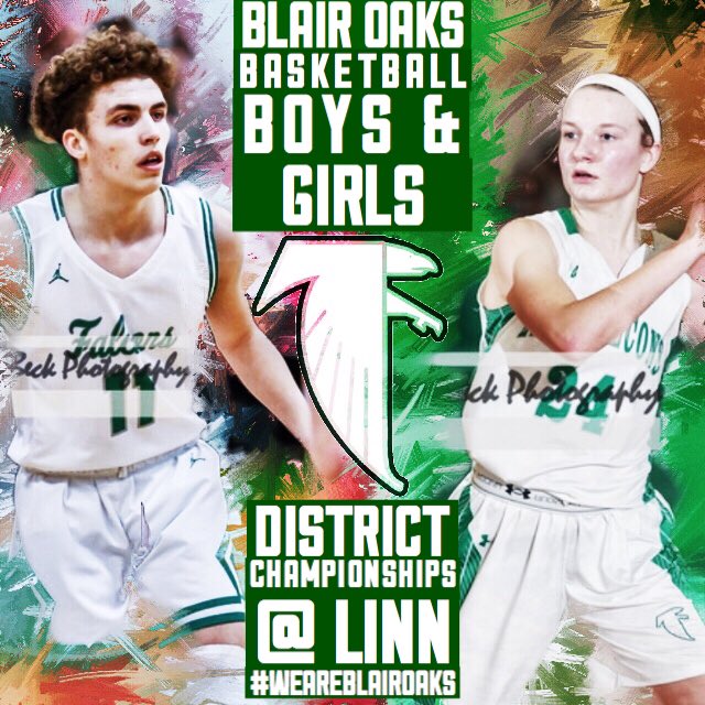 bhsflcn's tweet photo. Great Day Being a Falcon😤💚‼️ The Boys and Lady Falcons look to clinch District Championships tonight at Linn 🎒(Girls at 1, Boys at 3). 🏀Proud of these two squads for incredible seasons and look forward for more🤩‼️ #WeAreBlairOaks https://t.co/ybw8bwnvCG