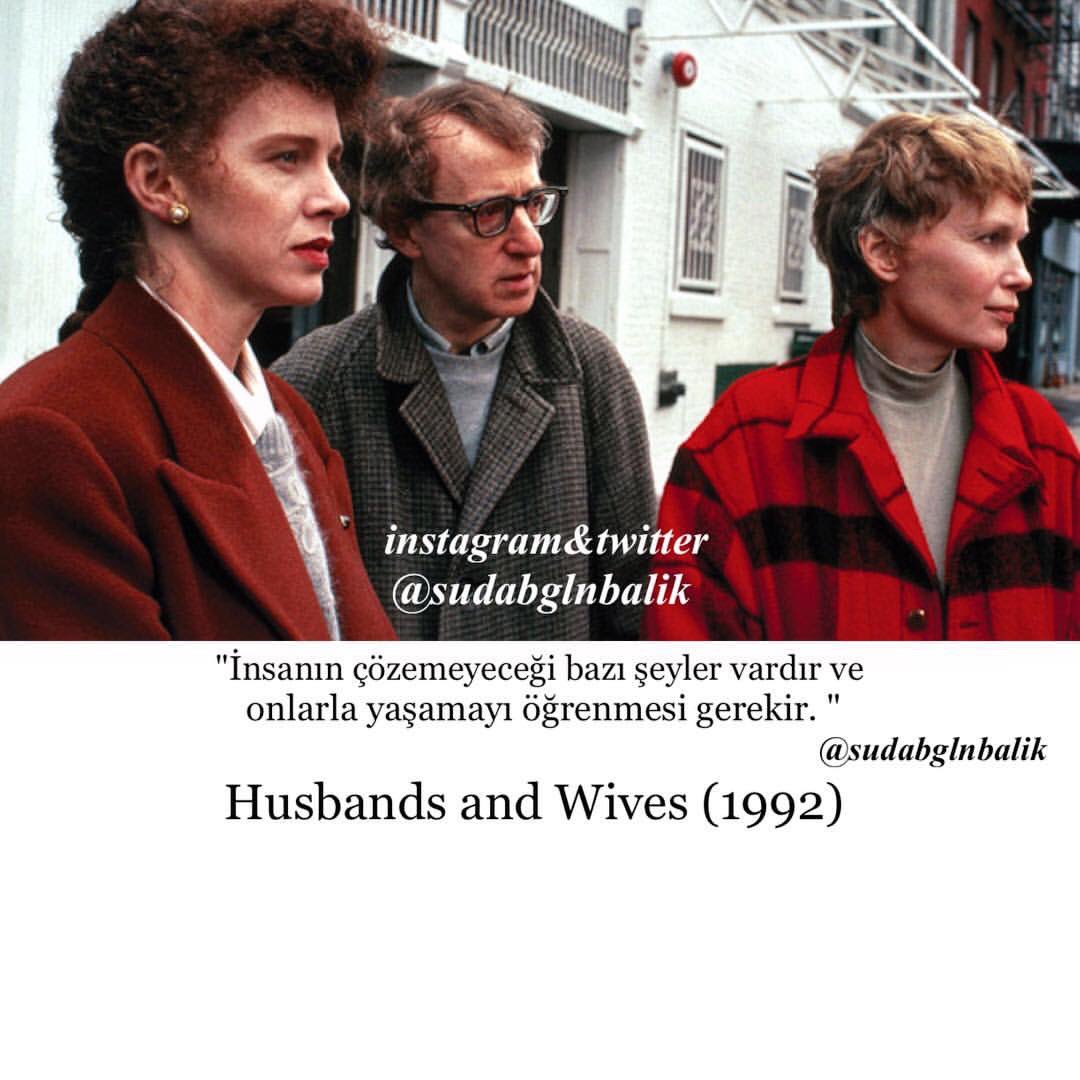 'İnsanın çözemeyeceği bazı şeyler vardır ve onlarla yaşamayı öğrenmesi gerekir. '

Husbands and Wives (1992)

#husbandsandwives

#woodyallen

#sydneypollack

#miafarrow

#judydavis