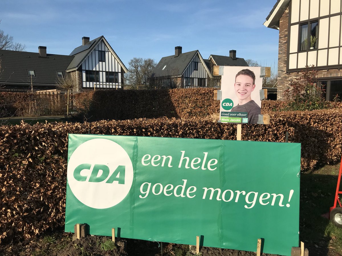 niels_jacobi's tweet image. En nu sta ik ook voor huis!💪🏻💚 #stemCDA #stemjong #nummer23 #goedvoorelkaar