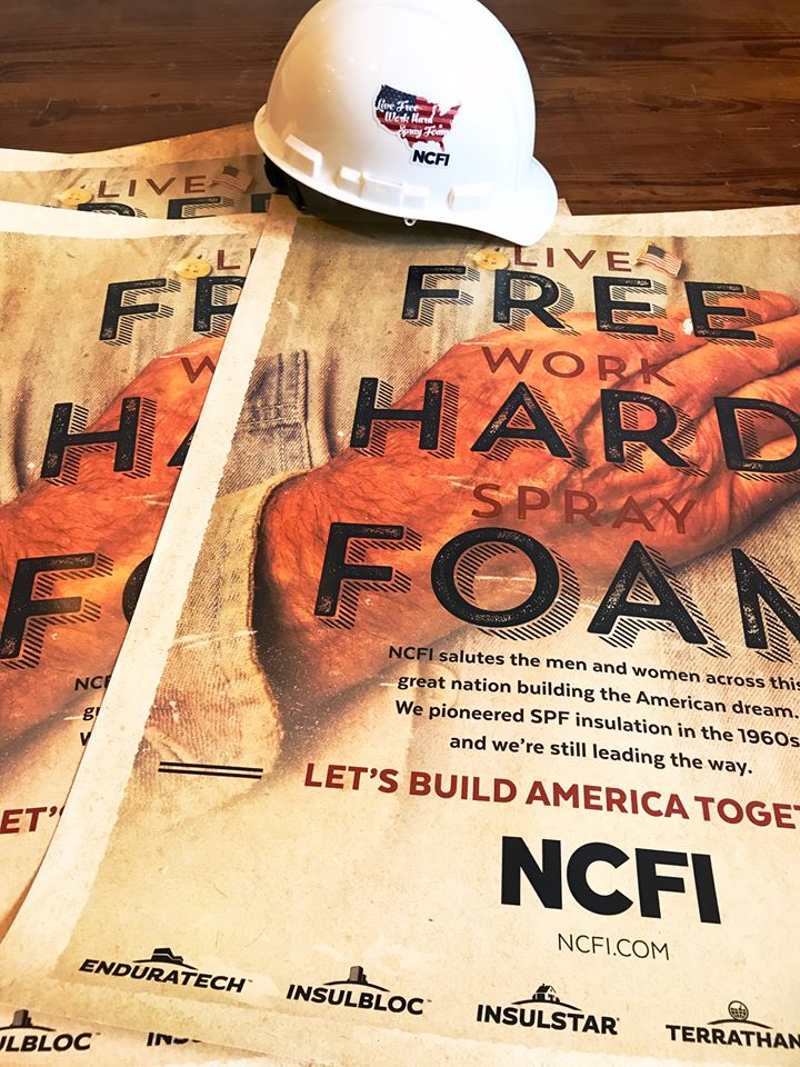 NCFI's tweet image. Let&apos;s Build America Together. #NCFI #madeinamerica #sprayfoam
