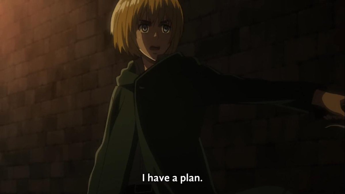 The confidence he owns at this point, he has a plan and he doesn& #39;t hesitate to risk his life