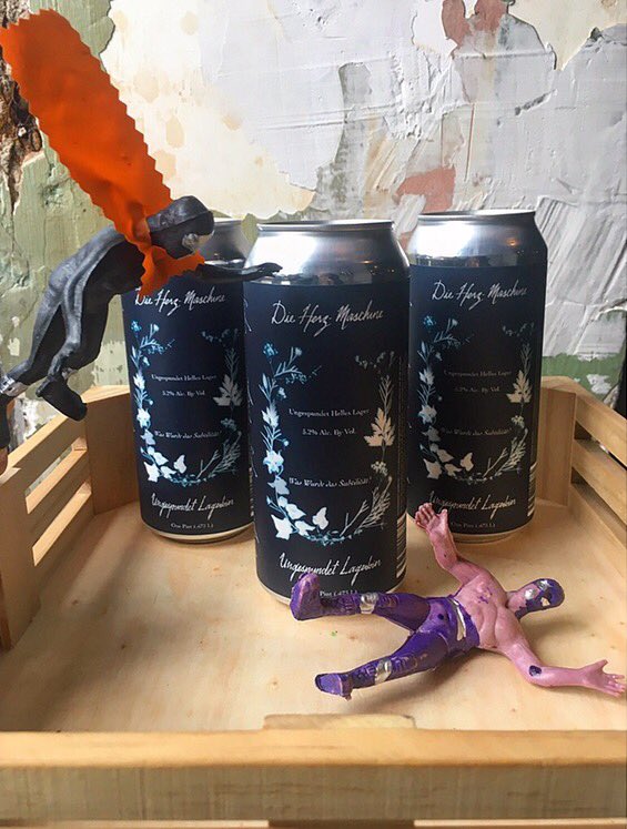 JackieLeesDC's tweet photo. We have ONE more Pilsner from Foreign Objects Beer Company and then we're onto their Helles Lager. Only one case rotating through for now so come wrestle one of these into your hands for some easy drinking 🤼♂️🍻😎 #imbibedc #foreignobjects #foreignobjectsbeer https://t.co/kIL2S1gnwc