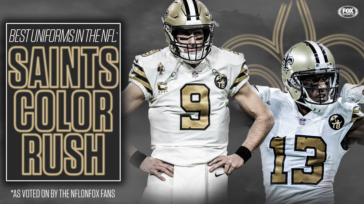 saints color rush uniform