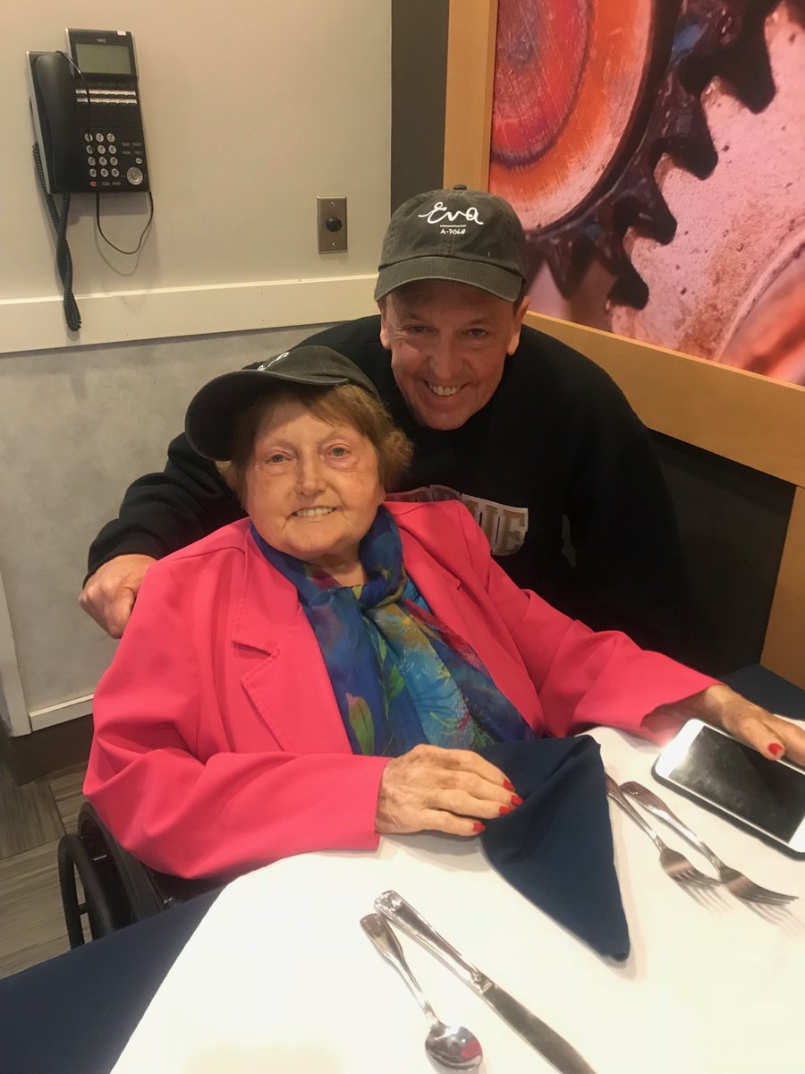 akisok15's tweet photo. POD # 26: My mother/ I are having breakfast at her rehab facility in Terre Haute. Having overslept until 7:45 AM, she told me, “This is the best that I slept in 2 weeks!My body is working better, and I will be ok..” ⁦@EvaMozesKor⁩ ⁦@wfyi⁩ ⁦⁦@candlesmuseum⁩ https://t.co/aVlRvoZtja