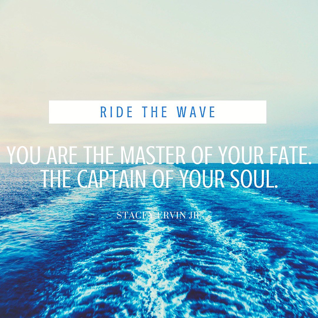 staceyervinjr's tweet photo. π£ You can 100% change your life by fully understanding this: YOU direct your path. YOU are responsible for your life situation. YOU are capable of soooo much! Where attention goes energy flows. Where are you headed? π
β’
#WavesOfWisdom #RideTheWave #CatchTheVibe https://t.co/qL07iync3M