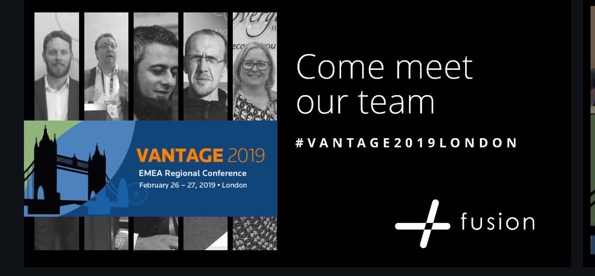 fusionmanit's tweet photo. We're excited, only 3 days to go to @thomsonreuters @EliteVantage EMEA in London on the 26 & 27 Feb. Our team will be there to answer all your #mattersphere questions. If you’d like to set up a meeting with any of them please just message us. See you there! #Vantage2019London https://t.co/oYrgymnYgz