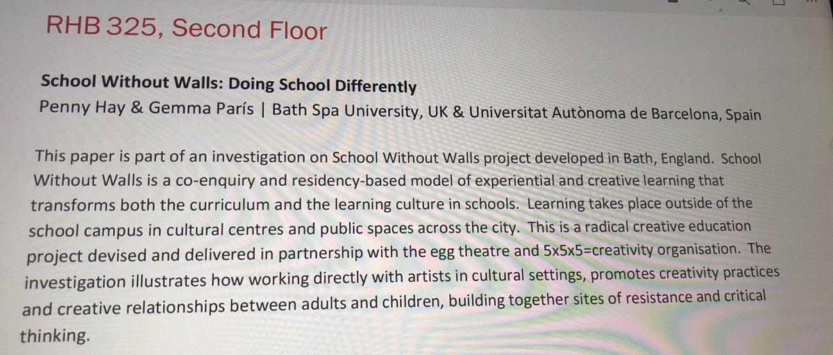 theartcriminal's tweet photo. Very inspired #ijadecreatingspaces presentation on School Without Walls- important co-enquiry learning for children and teachers. @5x5x5create.These are the driving principles. Have you ever seen this?@westrisejunior @RaeSnape @chrisdysonHT @ST3AMCo https://t.co/TzPLhVBl4U https://t.co/IwoEvf6ORV