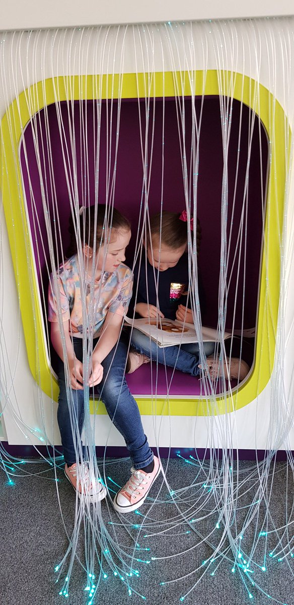 SarahDimech85's tweet photo. We loved exploring the new library today... #NewportLibrary #HalfTerm https://t.co/h40tINqJP5