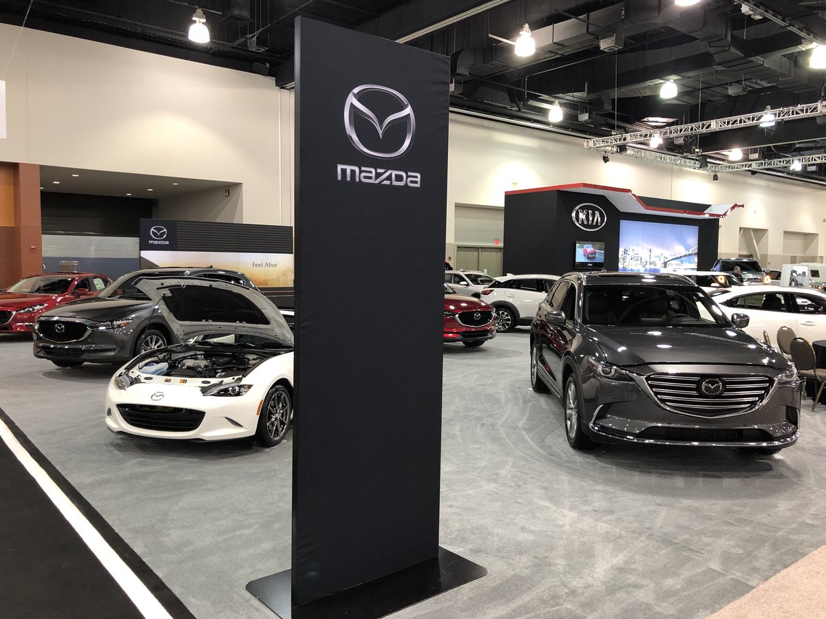 RussDarrowGroup's tweet photo. Come on out to the Auto Show this weekend! We are running the #Mazda exhibit!! #RussDarrow https://t.co/i0AUGNgTqr