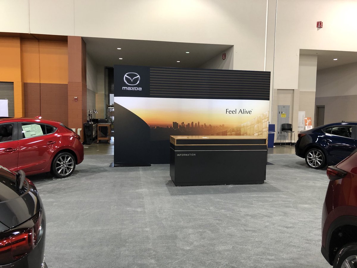 RussDarrowGroup's tweet photo. Come on out to the Auto Show this weekend! We are running the #Mazda exhibit!! #RussDarrow https://t.co/i0AUGNgTqr