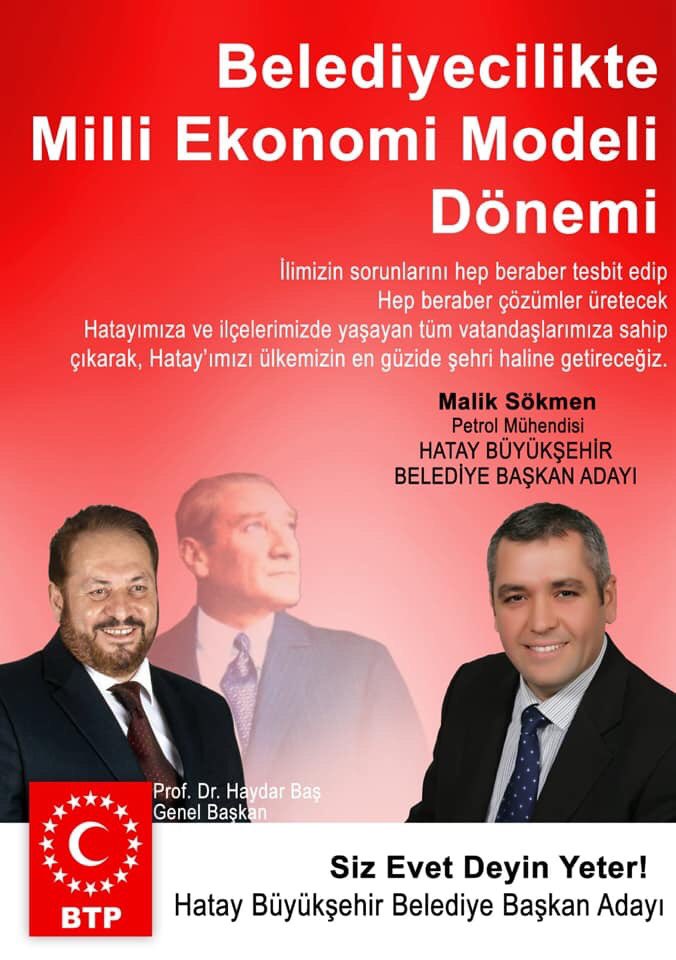 BtpHatay's tweet photo. #Hatay #MilliEkonomiModeli ile gülecek https://t.co/qUW47vaGQ7
