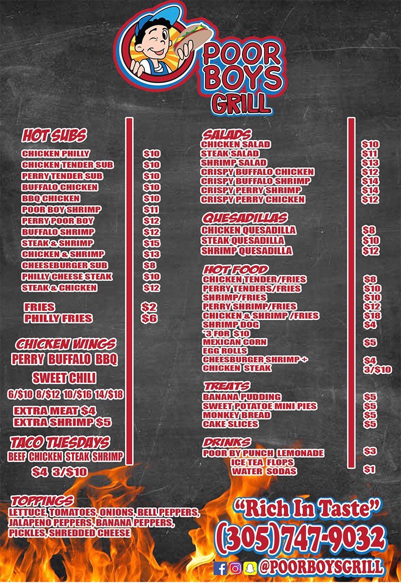 poorboysgrill's tweet photo. 7 days a week, we’re located at The One gentlemens club! https://t.co/Uer7BkNqgz